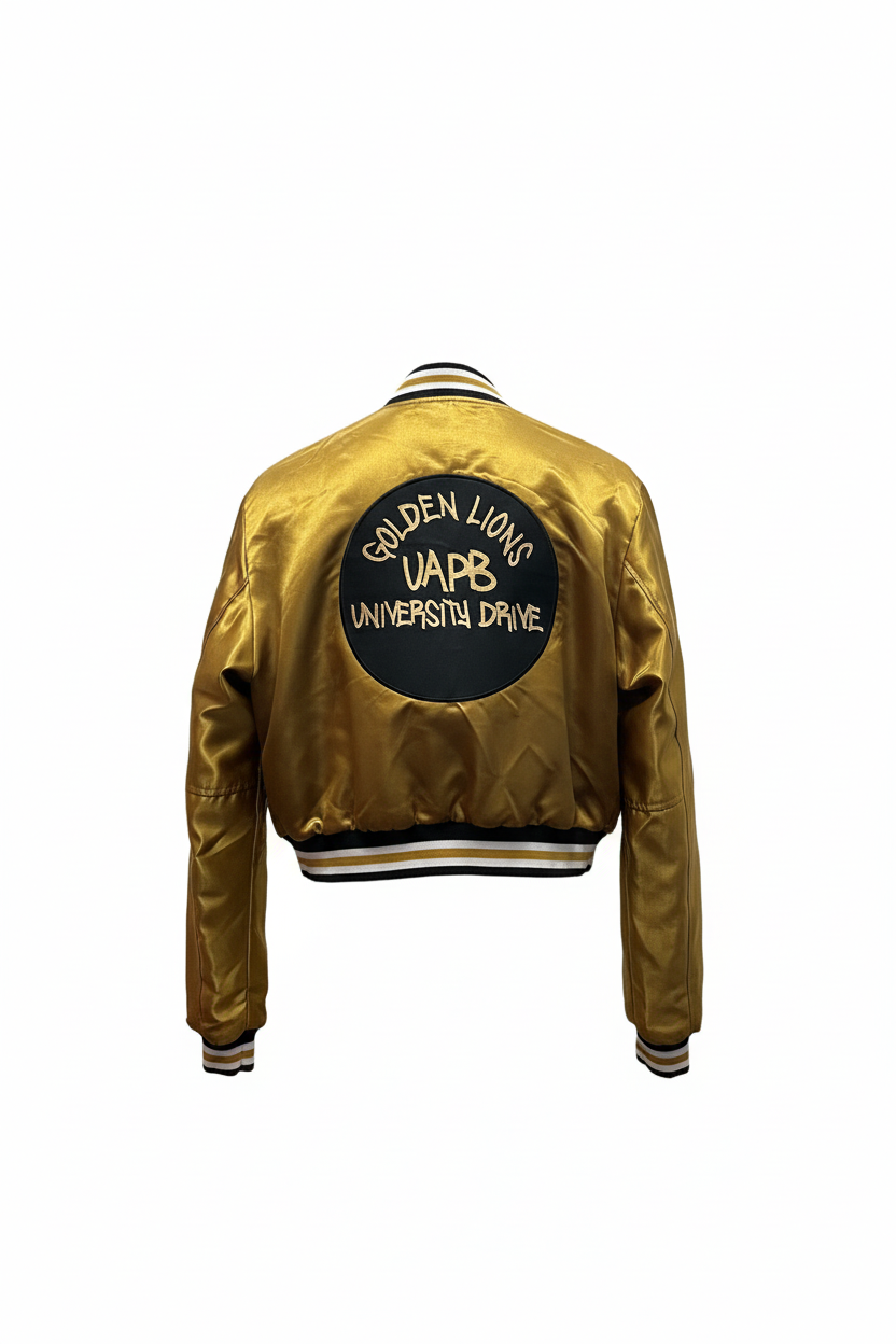 Old Gold Bomber Jacket (Crop)