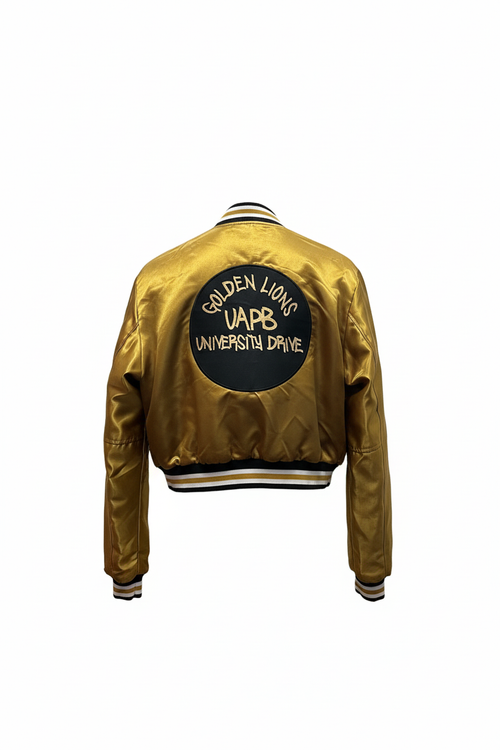 Old Gold Bomber Jacket (Crop)
