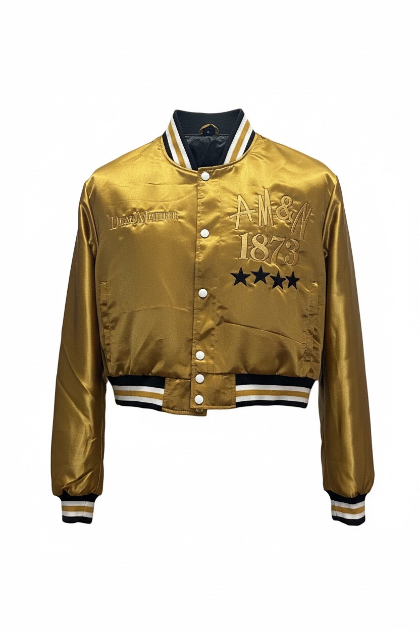 Old Gold Bomber Jacket (Crop)