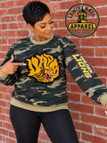 Golden Lions Camo Chenille Crewneck Sweatshirt (Pre-Sale)